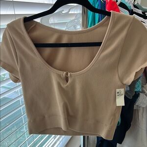 Aerie Tan Ribbed top
